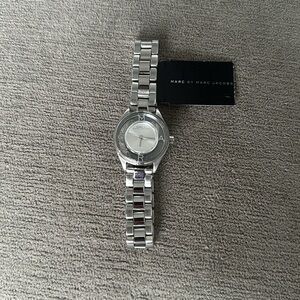 Marc by Marc Jacobs Silver Skeleton Watch